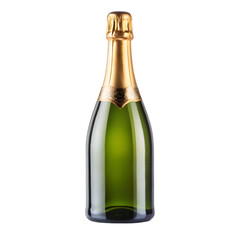Champagne Bottle Product Image Isolated
