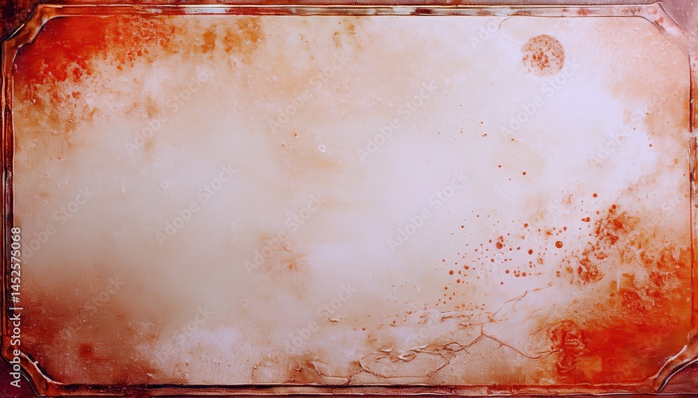 Poster grunge red and white textured background with stains and scratches for web design, posters, packagin