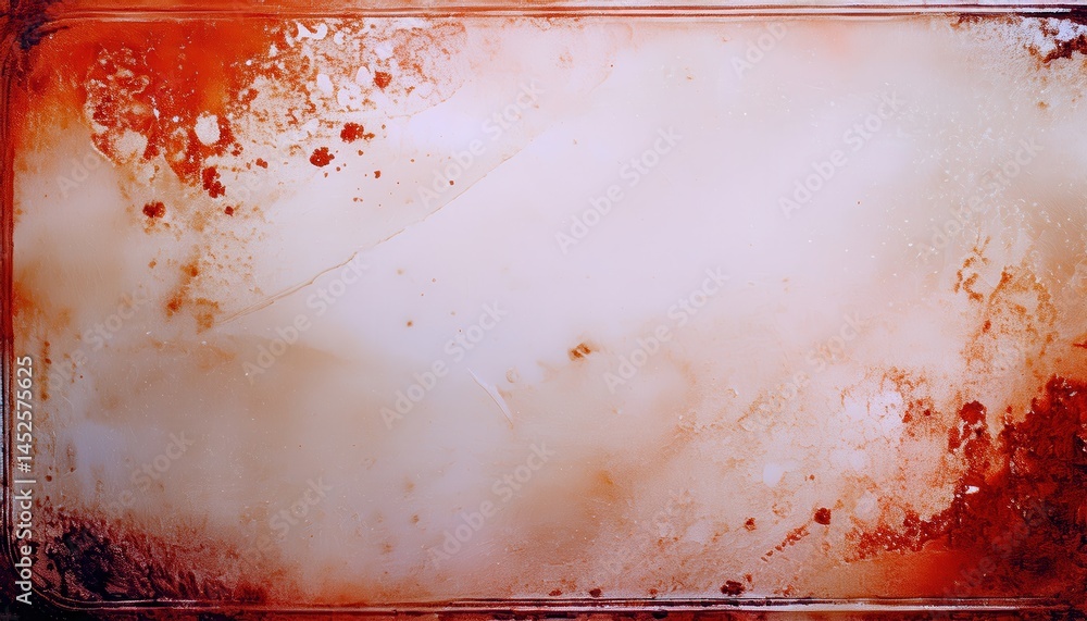Poster grunge red and white textured background with stains and scratches for web design, posters, packagin