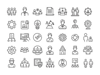 Management Icon Tips for Boosting Productivity.eps