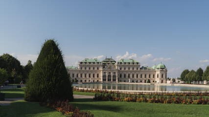 Obraz premium belvedere palace vienna austria