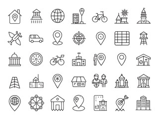 Map Icon Reveals Hidden Places Nearby.eps