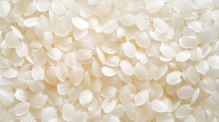 uncooked white rice grains close up