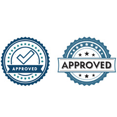 approved logo,Label Stamp Logo,and badge label,vector template