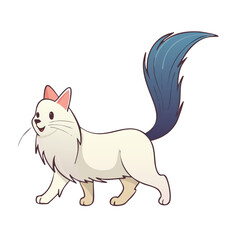 vector illustration of a cat