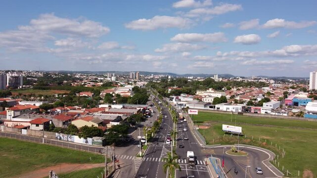 Aerial images of Itu, a municipality in the state of S&atilde;o Paulo, Brazil.