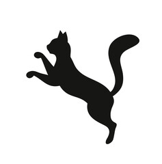 silhouette of a cat