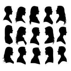 silhouette of a woman