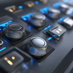 a digital HVAC control panel