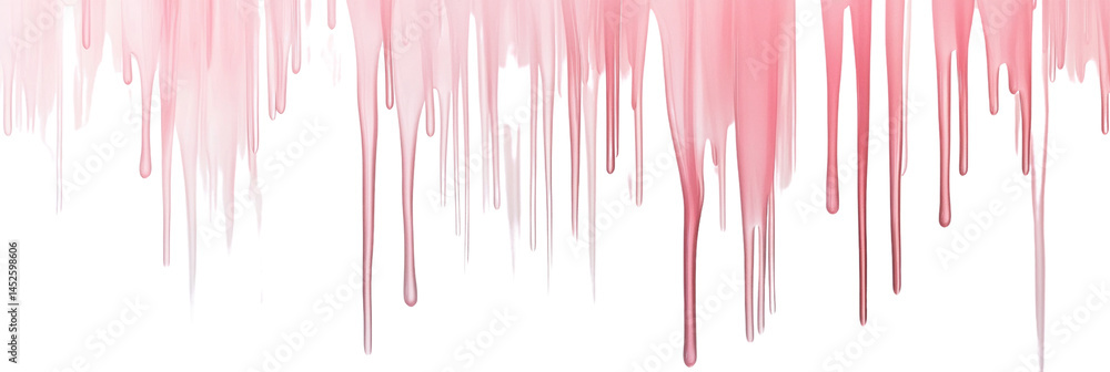 Aufkleber abstract dripping paint effect with a playful pink palette creates a textured, artistic backdrop, is