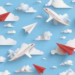 vector illustration of an airplane