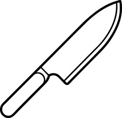 Boning knife. Kitchen knife
