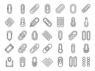 Paper Clip Icon Simple and Effective Tool.eps