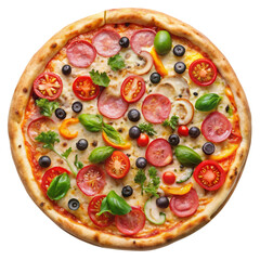 pizza isolated on white background