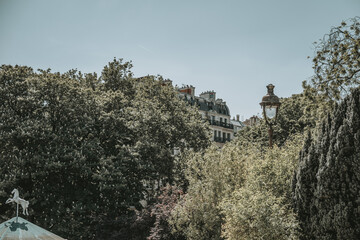 Le quartier de Montmartre à Paris en France