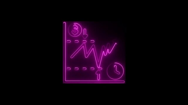 Mastering Market Trends Visualizing Price Drops & Growth Over Time Stock Market Animation 4k video
