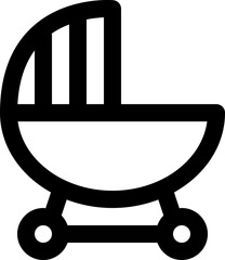 Stroller line icon