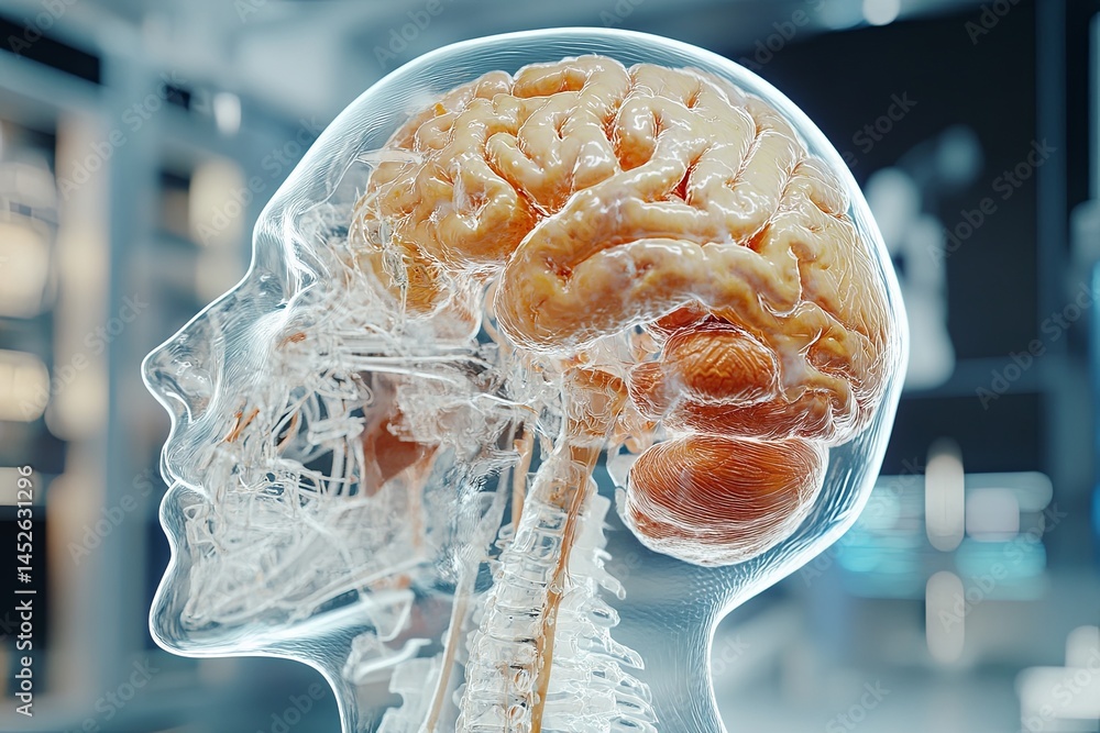 Poster 3d visualization of internal anatomy: a 3d visualization of a patient's internal anatomy created fro