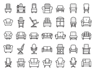 Recliner Icon Transform Your Relaxation Experience.eps