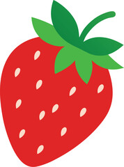 Obraz premium strawberry isolated on white background