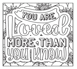 Motivational Quotes Coloring Pages For Adutls