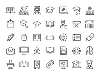 Graduate Studies Research Focus Line Art
