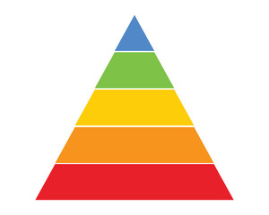  Triangular Pyramid Infographic Set – Hierarchy Levels and Layered Chart Templates for Business Presentation.