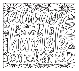 Motivational Quotes Coloring Pages For Adutls