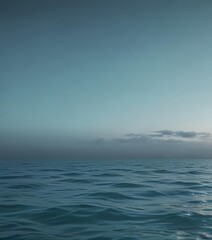 Fototapeta premium Subtle light blue to deeper teal gradient, abstract, calming ocean vibes , gentle, ripple, shade