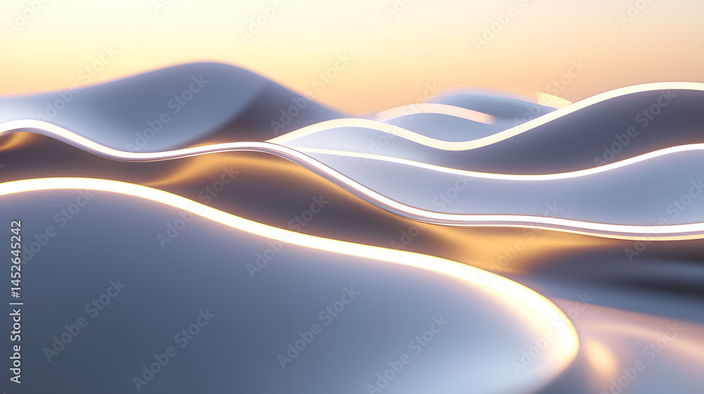 Poster enhancing user experience in modern ui/ux design digital realm high-resolution visuals creative spac