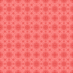 Fototapeta premium fashion, textured, flower, geometrical, vector seamless, geometry, retro, texture, wallpaper, art, graphic, vector, repeat, design, decor, ornament, pattern, vintage, fabric, 