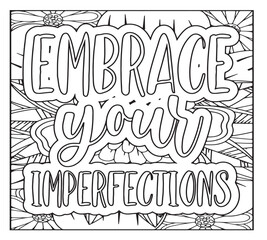 Motivational Quotes Coloring Pages For Adutls