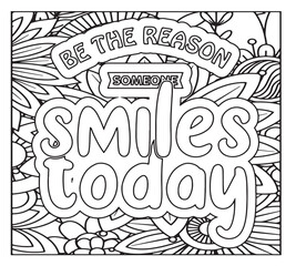 Motivational Quotes Coloring Pages For Adutls