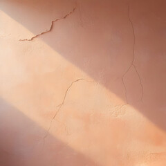 Fototapeta premium Rustic Texture and Light: An abstract view of aged walls reveals a sense of history.