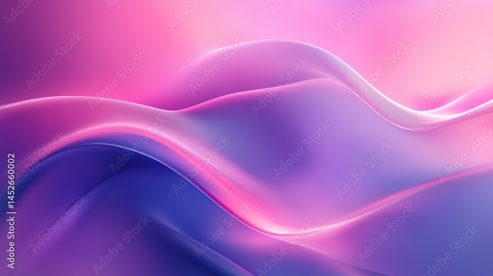 Poster elegant abstract wave gradient background with smooth curves wallpaper ai generated image