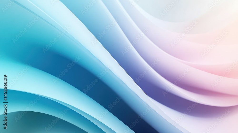 Poster elegant abstract wave gradient background with smooth curves wallpaper ai generated image