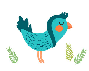 Cute little blue bird with good quality and good design