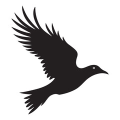 Flying bird vector. illustration eps 10