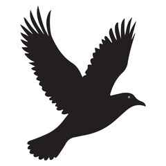Flying bird vector. illustration eps 10