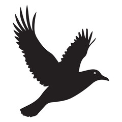 Flying bird vector. illustration eps 10