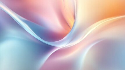 Fototapeta premium Smooth blurred abstract background with soft light, wallpaper AI generated image