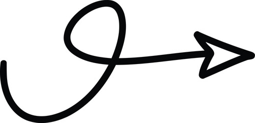 Abstract Arrow Swirl Creative Vector