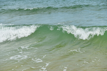 waves on the beach
