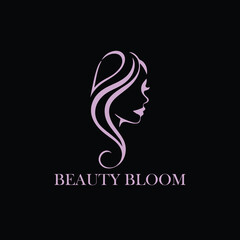 Vector cosmetic beauty logo design template 
