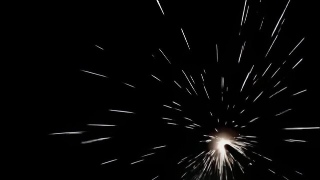 Realistic Gunfire Bursts in the Dark