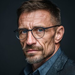 Confident executive portrait reinforces corporate credibility