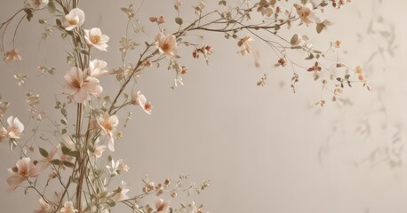 Delicate floral patterns, flowing vines, graceful curves, summer,  paisley, aesthetic