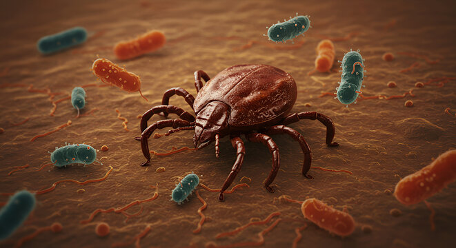 Tick or Insect Vector Transmitting Microbial Disease &ndash; Vector-Borne Pathogen Spread