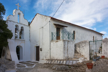 The church oh Holy Trinity in Loukata village, Corfu island, Greece 