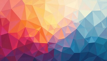 Fototapeta premium Abstract geometric shapes, soft color palette for home decor, art, room, graphic